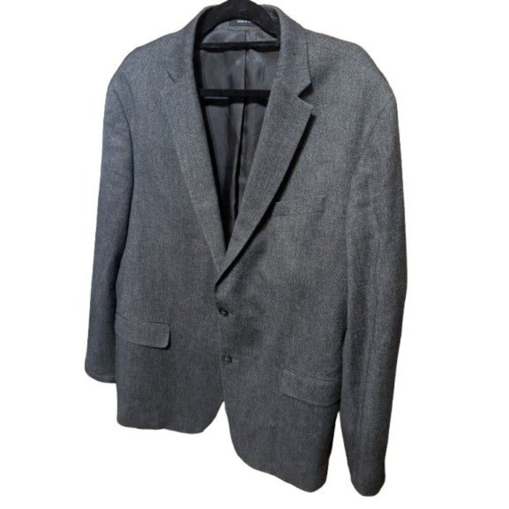 Awearness by Kenneth Cole Gray Blazer 46 L Men's Sport Coat Slim Fit